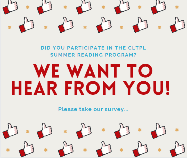 Let Us Know What You Thought About Our Summer Reading Program!